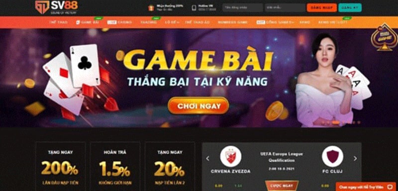 Đăng  nhập SV88 - Địa chỉ các cược uy tín hàng đầu Việt Nam